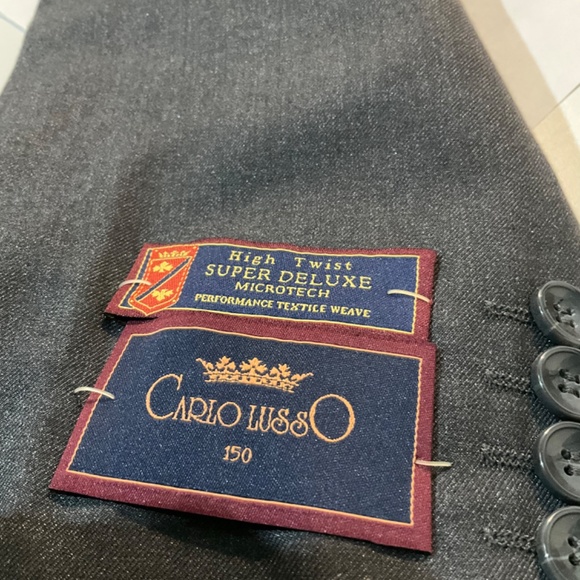 Carlos Lusso Super Deluxe Jacket Suit Grey Size 42R - Picture 7 of 10